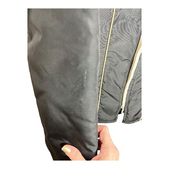 Vintage Arctic Cat Arctic wear Tall Med Black Winter Sports Jacket Coat Sledding - Picture 11 of 11